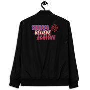 "ACHIEVE" BOMBER JACKET