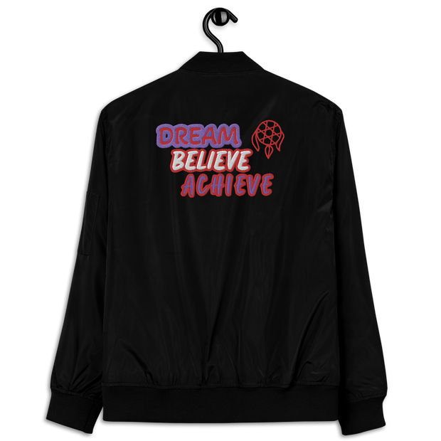 "ACHIEVE" BOMBER JACKET