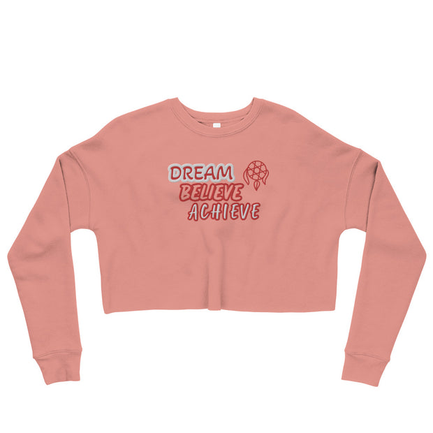 “POWER IN PINK” CROPPED CREWNECK