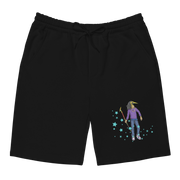 "THOTH" BLACK/PURPLE SWEAT SHORTS