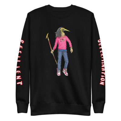 "RESILIENT" BLACK/PINK CREWNECK