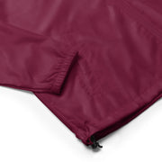 "PROTECTION" BURGUNDY FULL ZIP WIND BREAKER